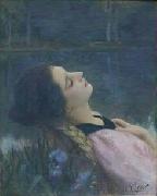 Charles-Amable Lenoir The Calm France oil painting artist